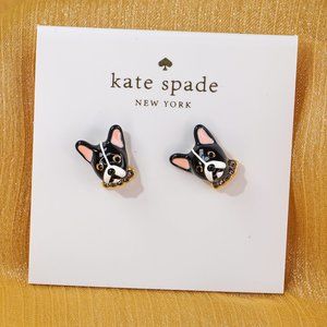 Kate Spade Ma Cherie Antoine Dog Studs (NEW with DUST BAG)